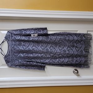 NWT beautiful gun metal silver lacy Jackie Jon New York size 16